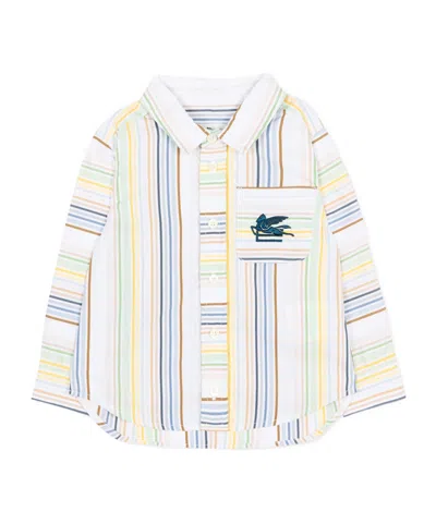 Etro Kids' Striped Shirt In Multi