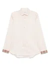 Etro Striped Shirt In Neutrals