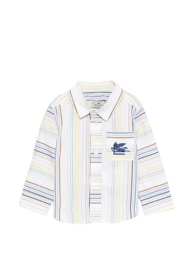 Etro Babies' Striped Shirt In Multi