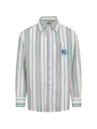 Etro Kids' Striped Shirt In Multi