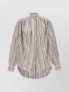 Etro Women Blouse With Stripe Pattern In Multi