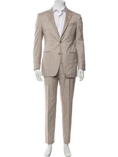 Pre-owned Etro Striped Two-piece Blazer In Neutrals
