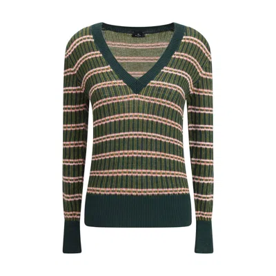 ETRO STRIPED WOOL SWEATER