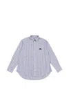 Etro Striped-pattern Shirt In Blue