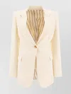 Etro Structured Jackets With Padded Shoulders And Back Tie