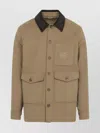 Etro Stylish Jacket With Chest Pocket And Flap Pockets In Neutral
