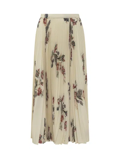 Etro Stylish Mini Skirt In Panna