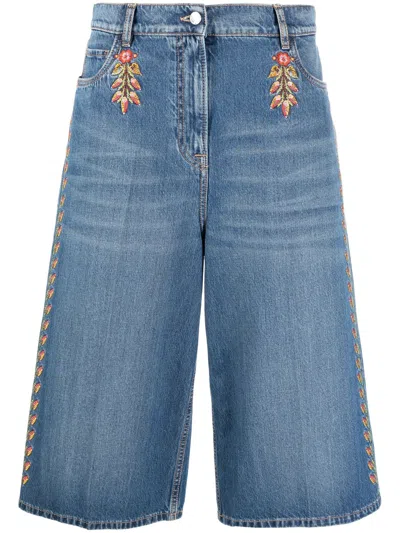 Etro Stylish Women's Denim Pants For Fall/winter 2023 In Maroon