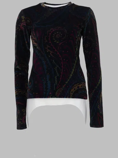 ETRO ETRO STYLISH WOMEN'S TOP WITH UNIQUE PRINT