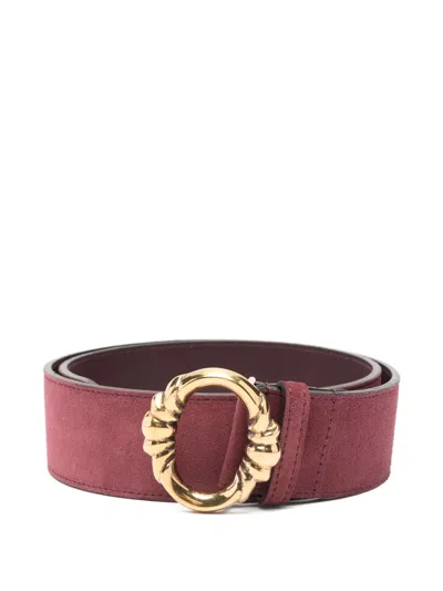 Etro Suede Belt In Brown