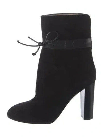 Pre-owned Etro Suede Boots In Black