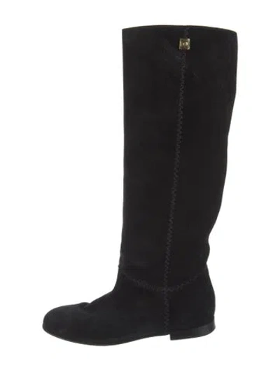 Pre-owned Etro Suede Boots In Black