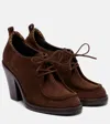 Etro Suede Desert Boots In Brown