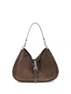Etro Women Crossbody Pony Xl Suede In Multi