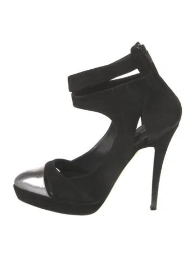 Pre-owned Etro Suede Pumps In Black