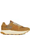 Etro Suede And Fabric Running Sneakers In Brown