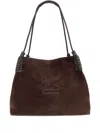 Etro Shoulder Bags With Dual Handles And Rectangular Shape In Burgundy