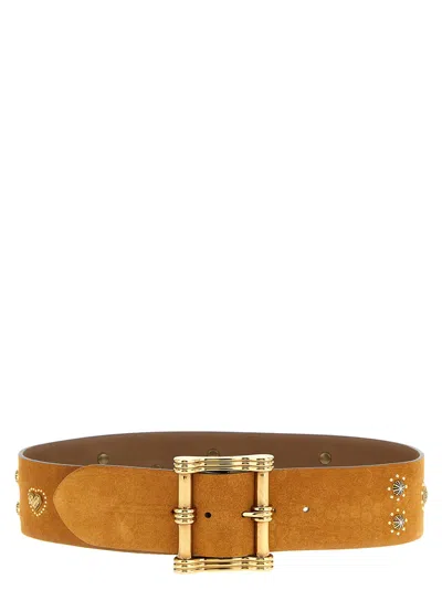ETRO SUEDE STUDDED BELT