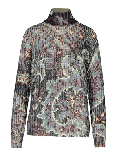 ETRO SUÉTER CON CUELLO ALTO - MULTICOLOR