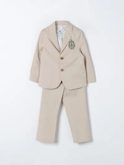 Etro Suit  Kids Color Beige