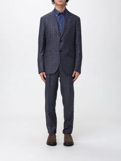 Etro Suit Men  In Blue