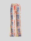 Etro Floral-print Knit Trousers In Multicolour