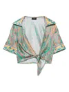 Etro Summer Top With Multicolored Paisley Print