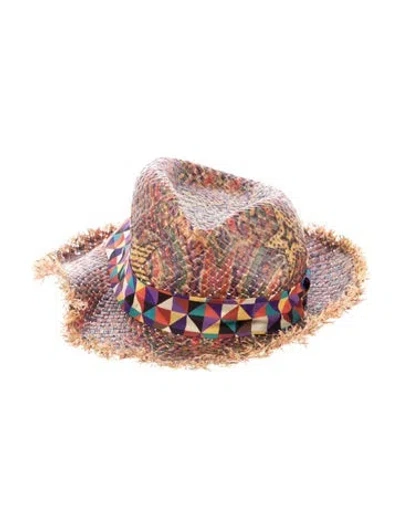 Pre-owned Etro Sun Hat In Neutral