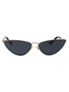Etro Rose Gold Stainless Steel Sunglasses In Blue