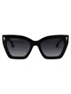 Etro Black Acetate Sunglasses In Brown