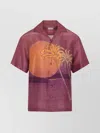 Etro Printed Short-sleeved Bowling Shirt