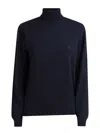 Etro Embroidered-logo Sweater In Blue