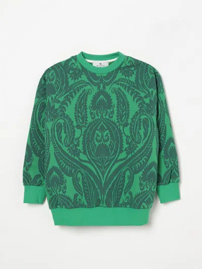 ETRO SWEATER ETRO KIDS COLOR GREEN,G75809012