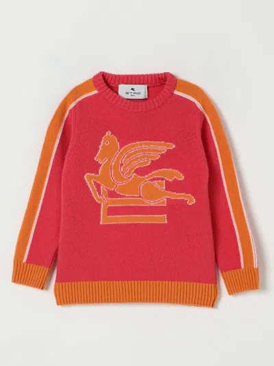 Etro Sweater  Kids Color Pink In Brown