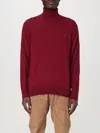 Etro Pegaso-embroidered Wool Sweater In Rot