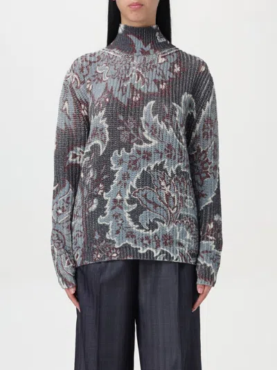 ETRO SWEATER ETRO WOMAN COLOR BLUE,F76508009