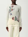 Etro Wool-blend Jacquard Sweater In White