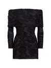 Etro Off-the-shoulder Paisley-jacquard Chenille-trimmed Jersey Top In Multi