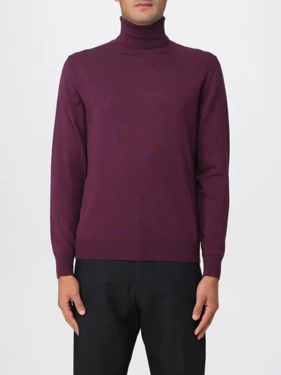 Etro Sweater Men  In Burgundy