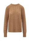 Etro Cable-knit Cashmere Sweater In Brown