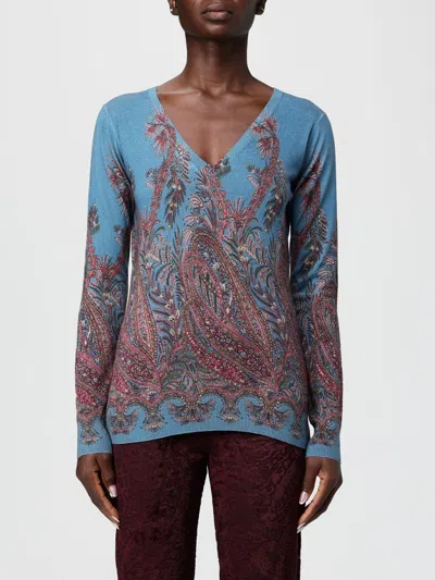 Etro Sweater Woman  In Blue