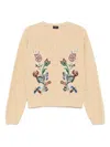 Etro Beige Wool-cashmere Blend Sweater In Neutral