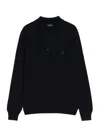 Etro Polo-collar Sweatshirt In Black