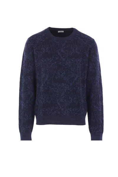 Etro Sweaters In Blue