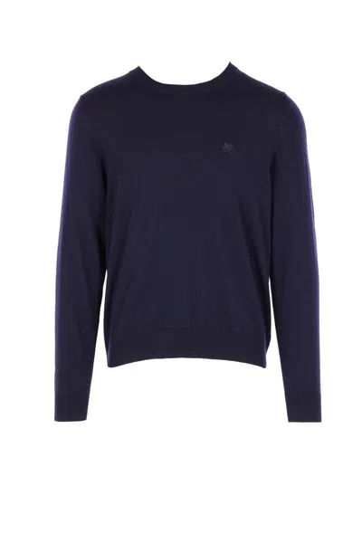 Etro Sweaters In Blue