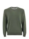 Etro Pegaso Embroidered Crewneck Jumper In Green