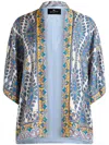 Etro Medallion And Paisley Print Silk Twill Kesa In Multicolour