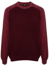 ETRO ETRO WOOL SWEATER WITH EMBROIDERED LOGO