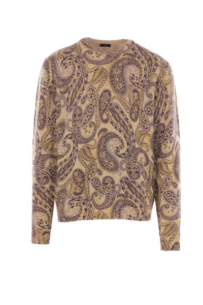 Etro Sweaters In Neutral