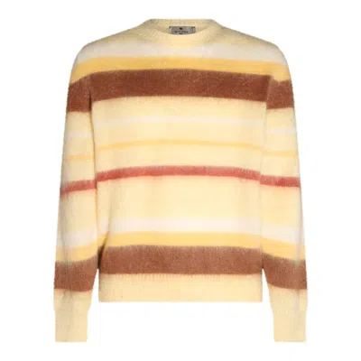Etro Sweaters White In Neutral